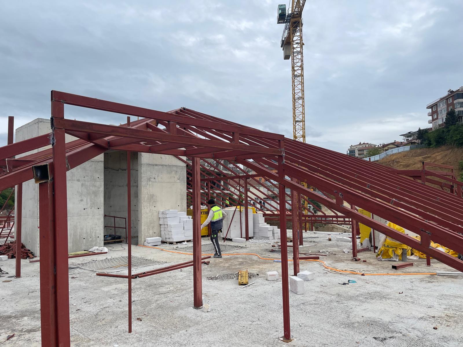 Çelik konstrüksiyon sosyal tesis 8